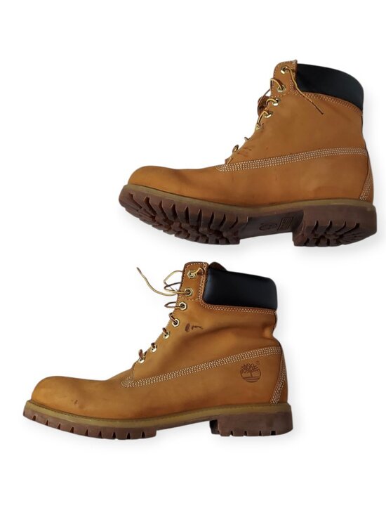 Timberland Mens 11.5 Premium 6-In Waterproof Boot Wheat  display picture 3